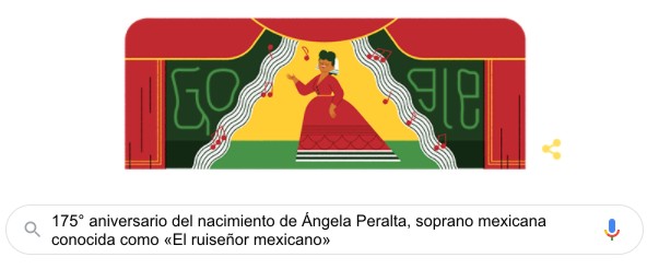 175� aniversario del nacimiento de �ngela peralta